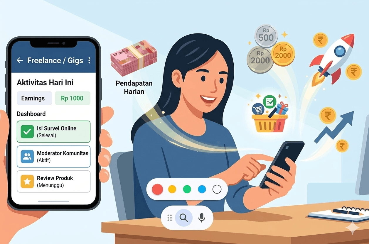 Cara Menghasilkan Uang dari HP Tanpa Aplikasi