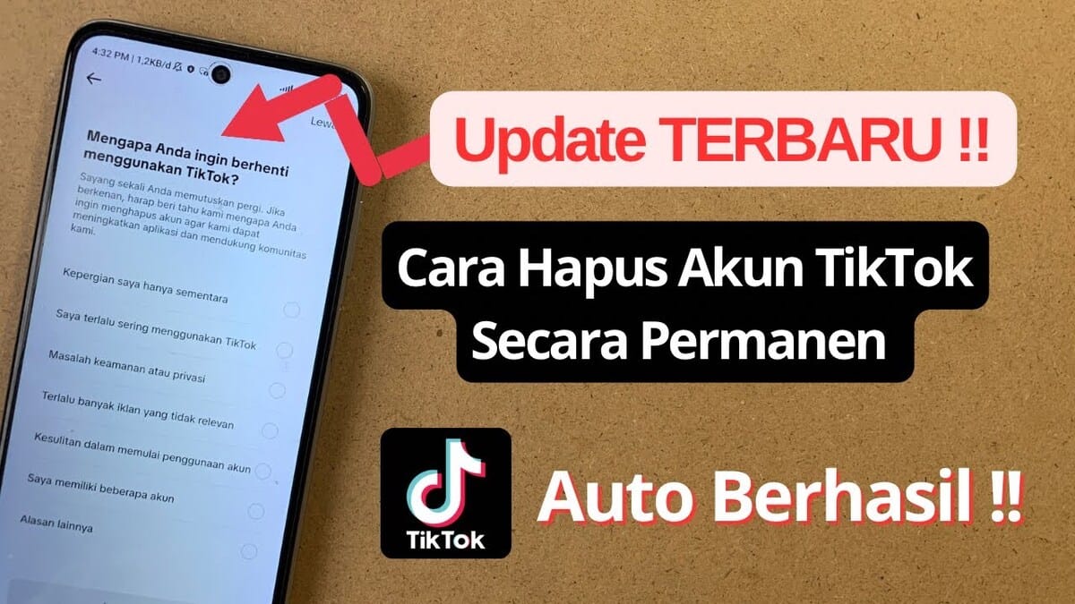 Langkah Praktis Menghapus Akun TikTok Secara Permanen Tanpa Kendala