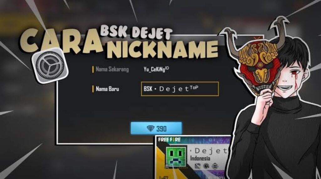 Koleksi Nama FF BSK Dejet Keren dan Viral, Sangat Pas untuk Digunakan