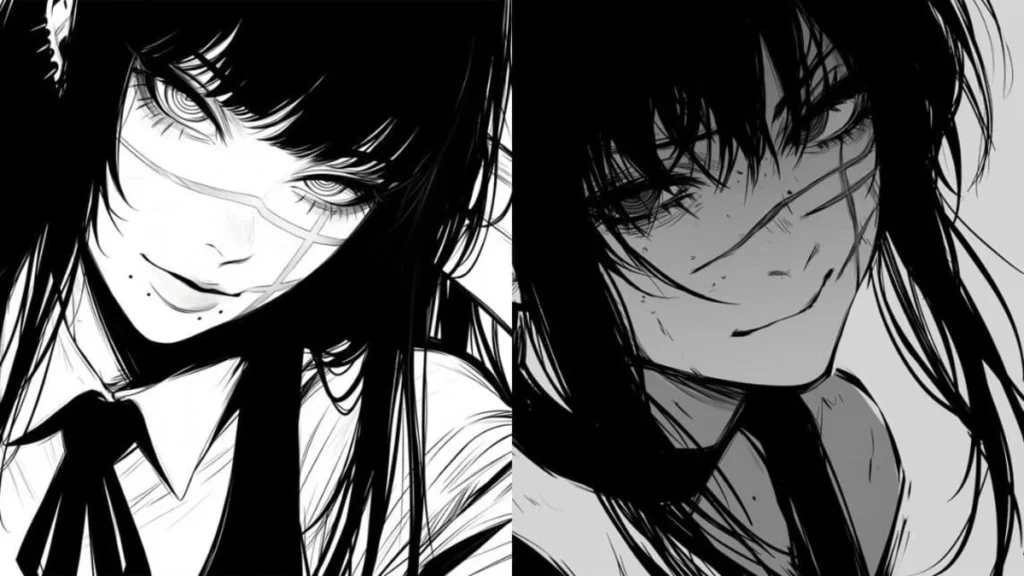 Koleksi PP Dark Aesthetic Anime Girl Hitam Putih Terbaik untuk Tampilan Misterius